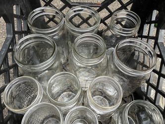 16 mason jars various sizes