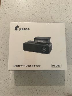 Brand New Pelsee P1 Duo 4K + 1080P Front Rear Dash Cam w/ 64GB Card, WiFi, Voice Control