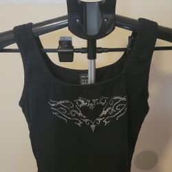Shein Black Tank Top - Size XS (0331)