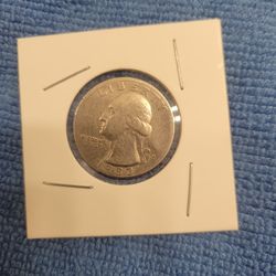 1983 P Quarter Dollar Coin Error The Impression