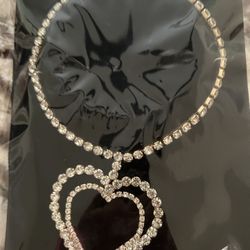 Costume Rhinestone Choker Necklace