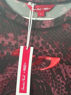 Smoke Rise RED Top Size Large