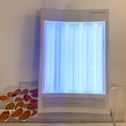 Nature Bright Sun Touch Plus  Face Tanner Mini Tanning Bed Light and Ion Therapy Lamp Model F4040 Timer