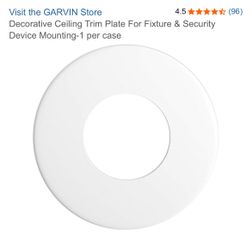 Decorative Ceiling Trim Plate For Fixture & Security Device Mounting-1 per case