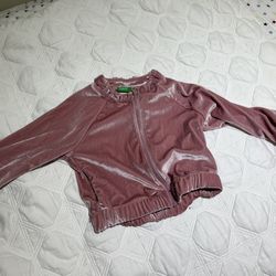 Baby Girl Satin Pink Toddler Jacket  2T 