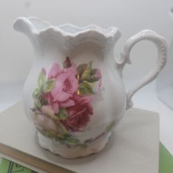 Vintage German Pitcher Roses