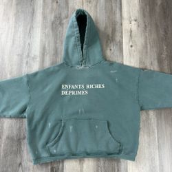 ERD  Distressed Hoodie   Sz M   $200