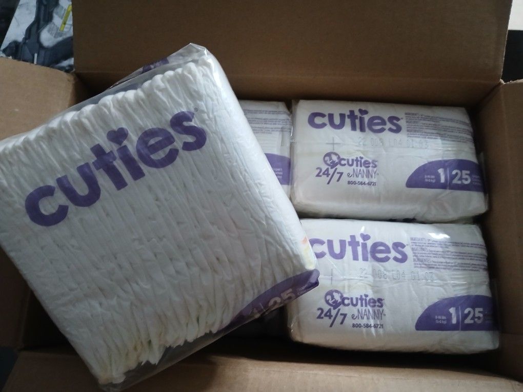 200 Counts Size 1 Cutie Diapers