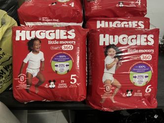 Huggies size 5&6