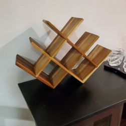 Acacia Wood - 8 Bottle Wine Rack