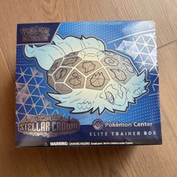 Stellar Crown Pokemon Center Elite Trainer Box ETB