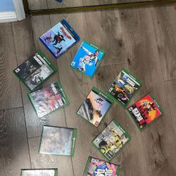 Xbox One games and one spider verse movie 