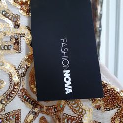 Sequin Fashion Nova Formal Dress