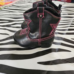 Little Infant Girls Boots. Size 4. Like New