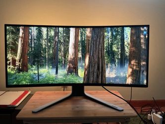 Alienware aw3821dw Ultrawide Curved Monitor with Stand