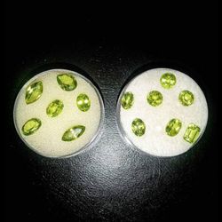 Natural Green Peridot Cut Gemstone 