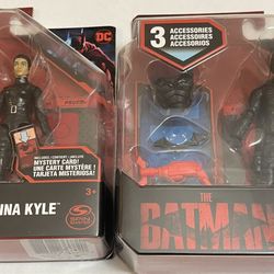 The Batman Selina Kyle & Batman Figures-New