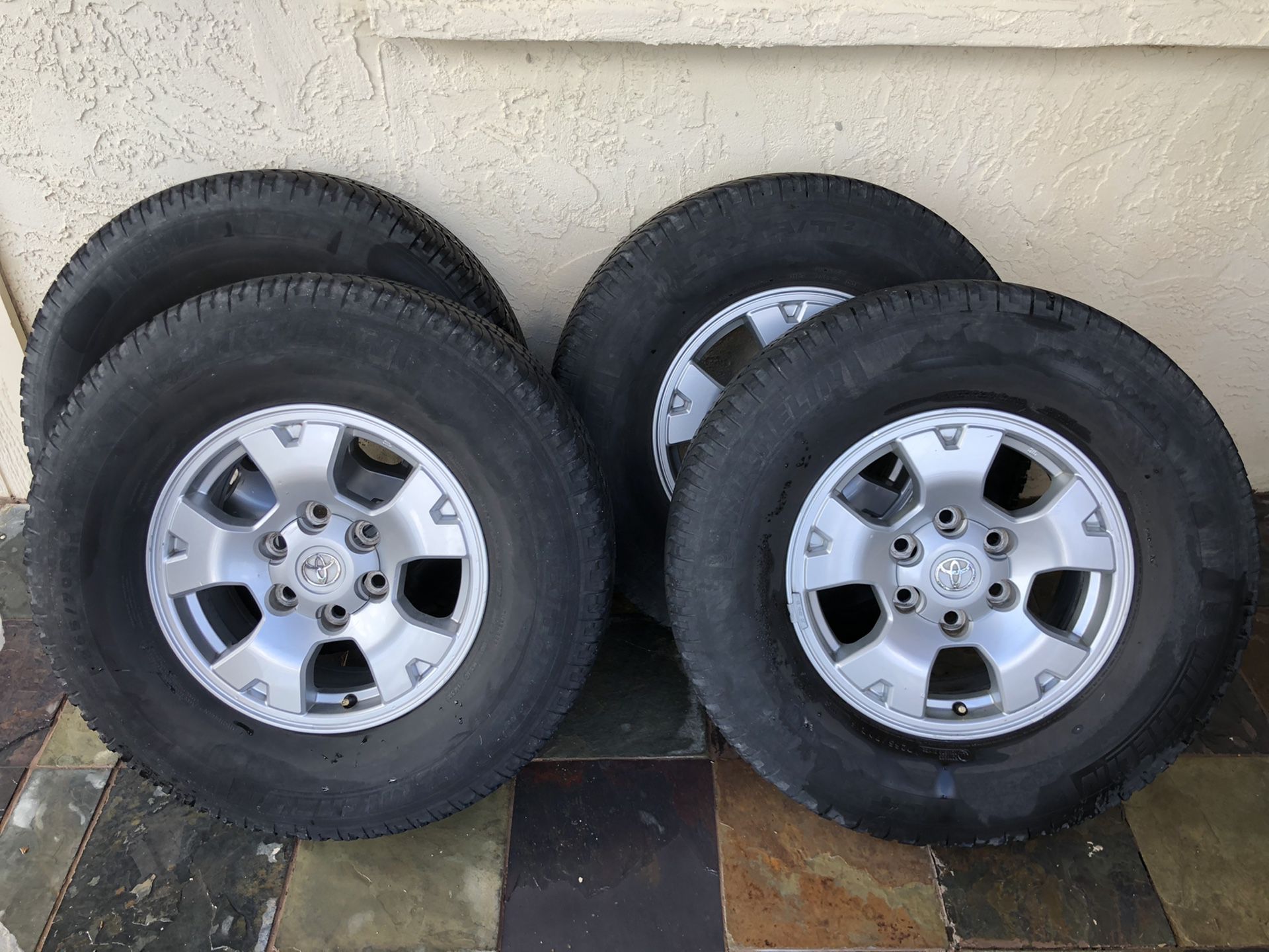Michelin LTX A/T P265/70R16 tires on Toyota 6 lug 16x7” Rims