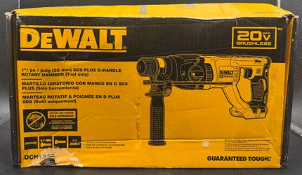 DEWALT DCH133B 20V MAX SDS Plus 1 Inch Cordless Rotary Hammer D-Handle Tool Only