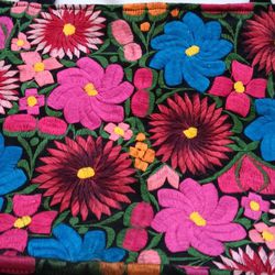 Mexican Handmade Flower Bag - Gorgeous!