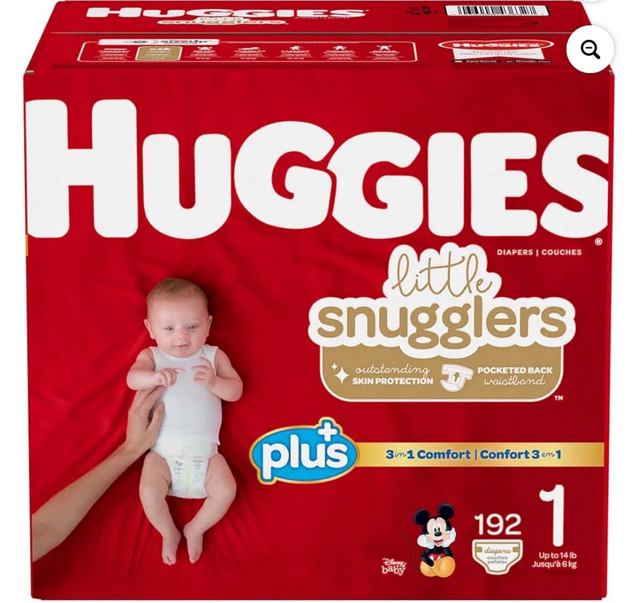 Size 1 Huggies Diapers