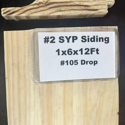 Grade #2 EBCB 1x6x12 bead board treated pine siding
