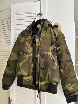 Camo Canada Goose down coat