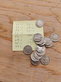 Vintage Indian Head 30s-50s nickel.
