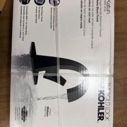KOHLER Matte Black Faucet – Brand New in Box