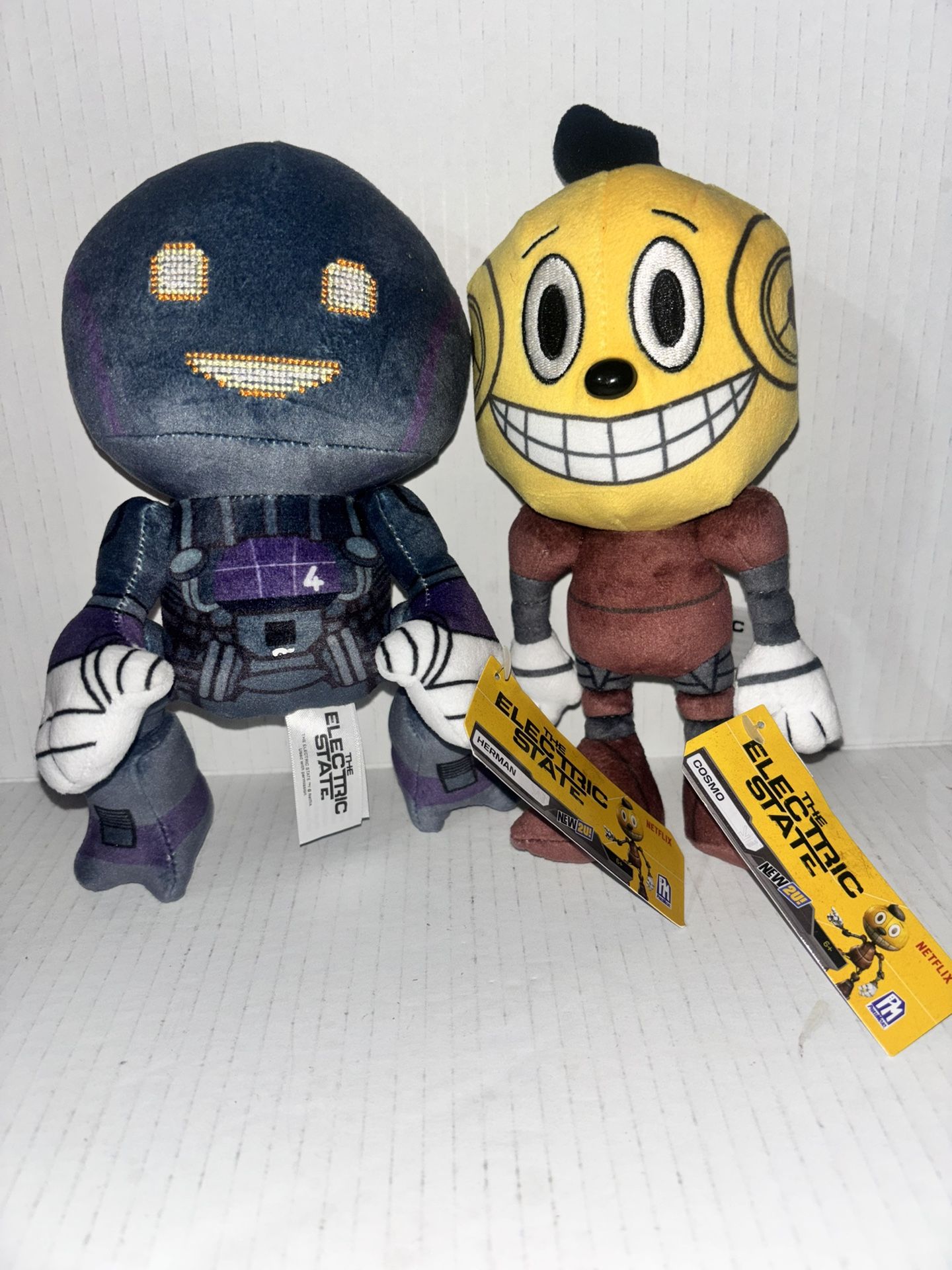 The Electric State 8" Plush Cosmo & Herman Netflix New NWT