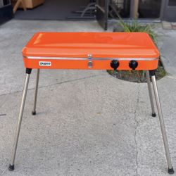 Brand New 20000 btu Propane Portable 2 Burners BBQ Grill Outdoor Camping Stove