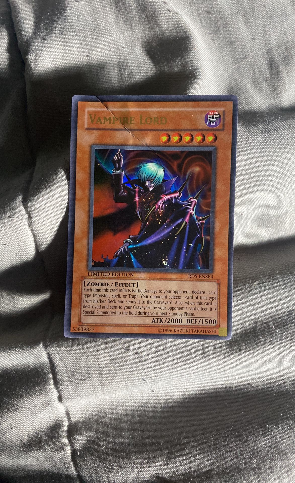 vampire Lord limited edition atk/2000 def/1(contact info removed)