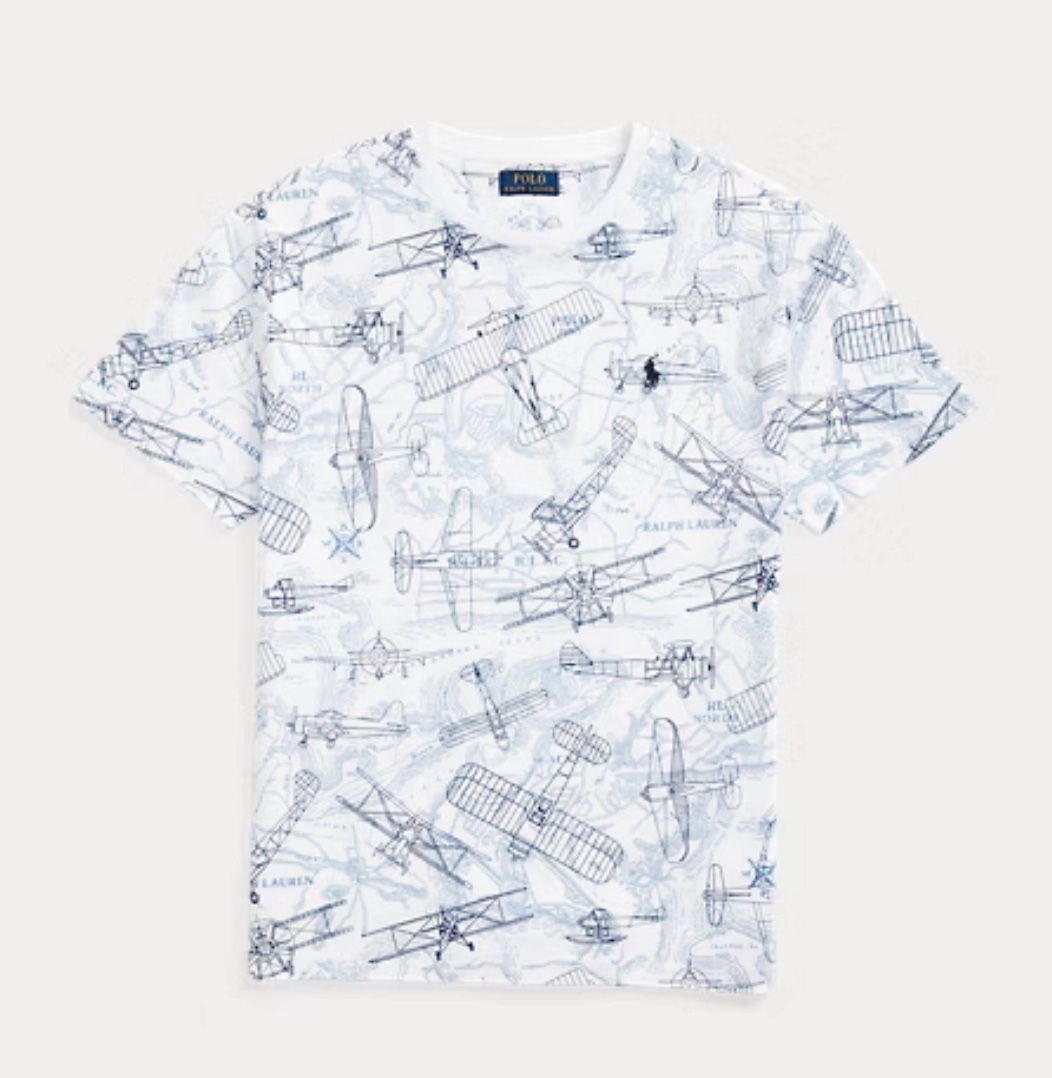 Polo Ralph Lauren Aviation Jersey T-Shirt (Size Large)