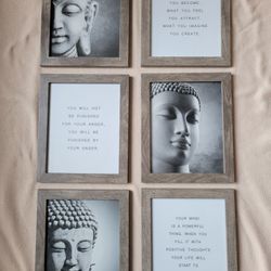 Framed Buddha Messages