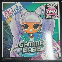 LOL Surprise OMG Movie Magic Gamma Babe Fashion Doll w/ 2 Outfits & 25 Surprises