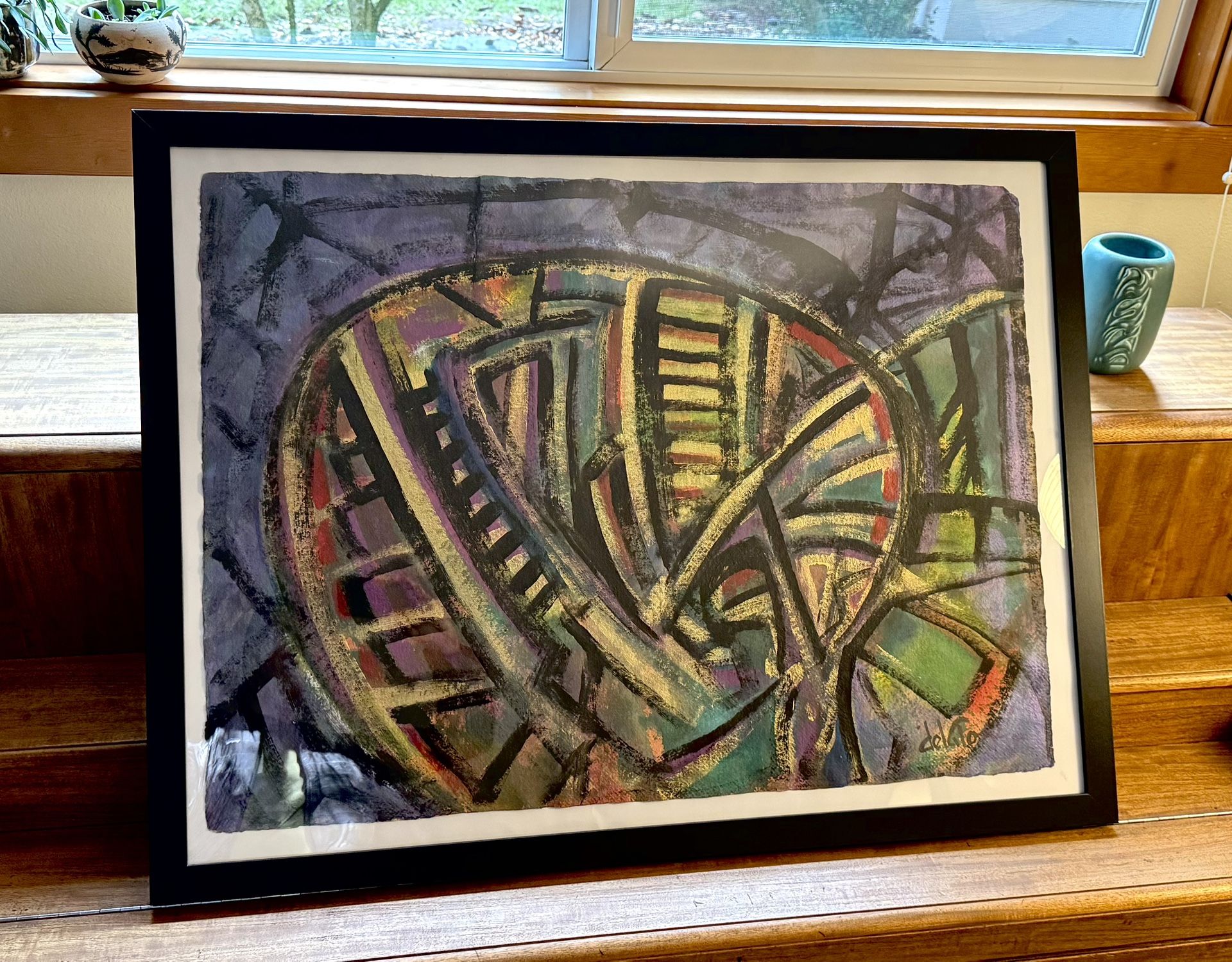 Joseph de La Torre Framed Original Abstract Painting