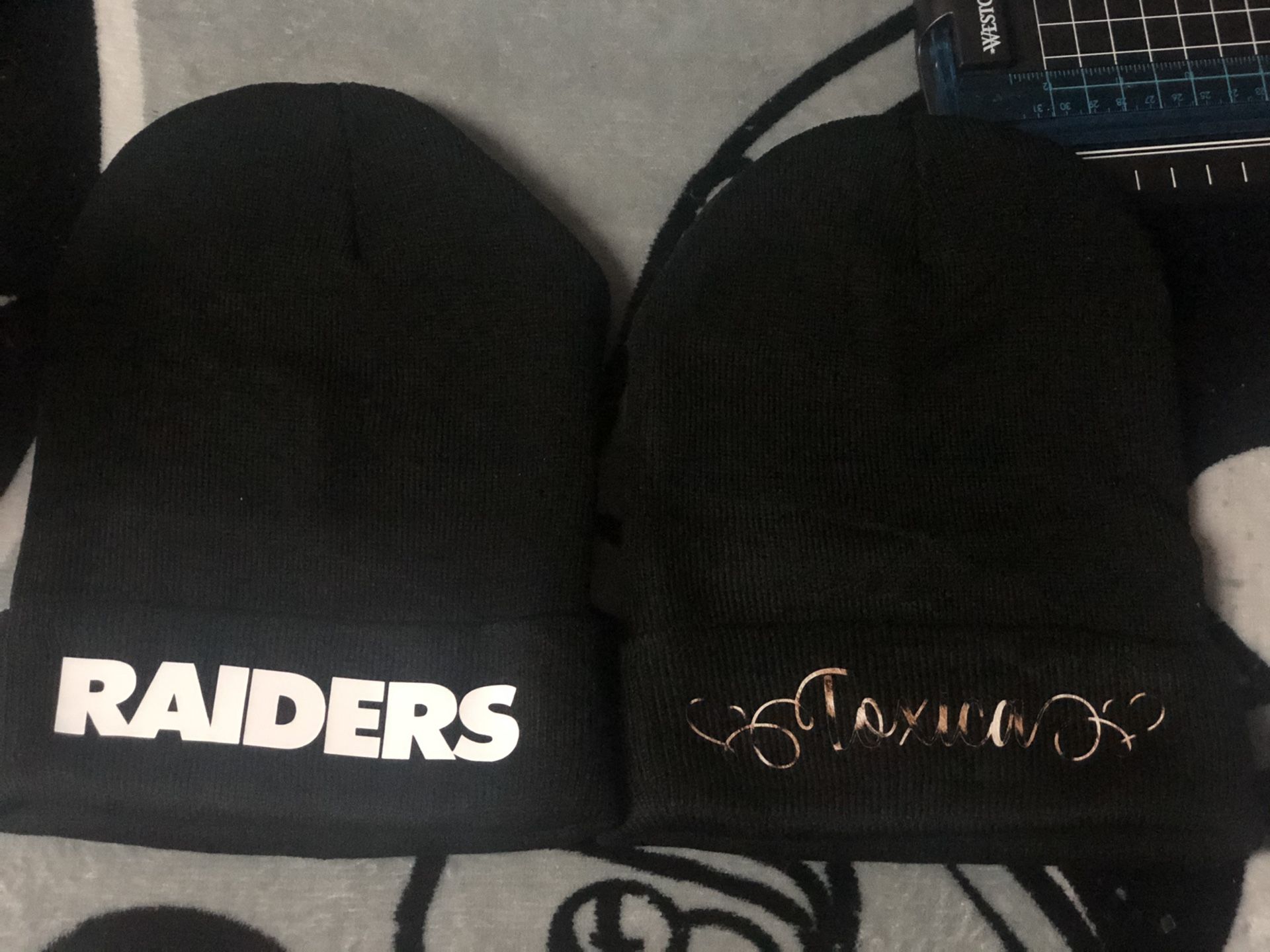 Black beanies