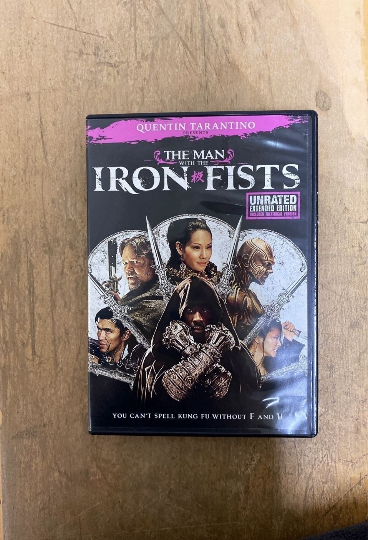 The Man with the Iron Fists DVD Russell Crowe Lucy Liu RZA From Wutang Tarantino