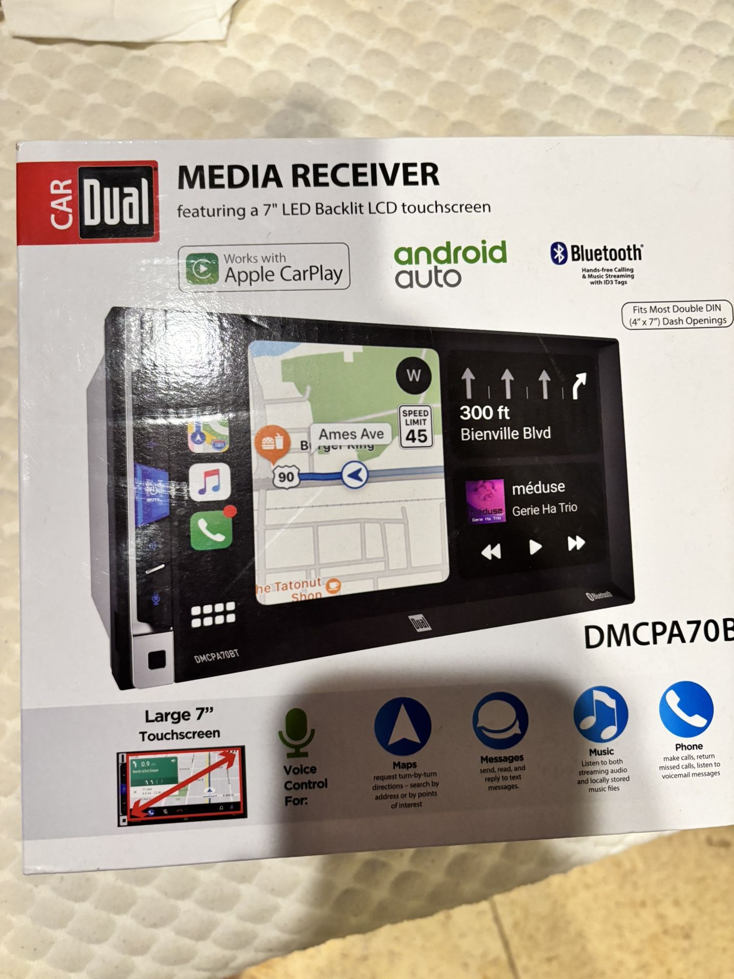 Bluetooth Media receiver screen