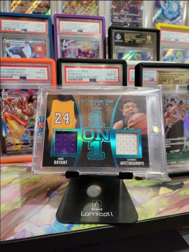 Kobe And Gianis 1 On 1 Numberd 1 /7 Patch Jersey Worn