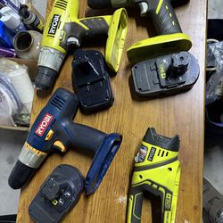 Ryobi drills with batteries