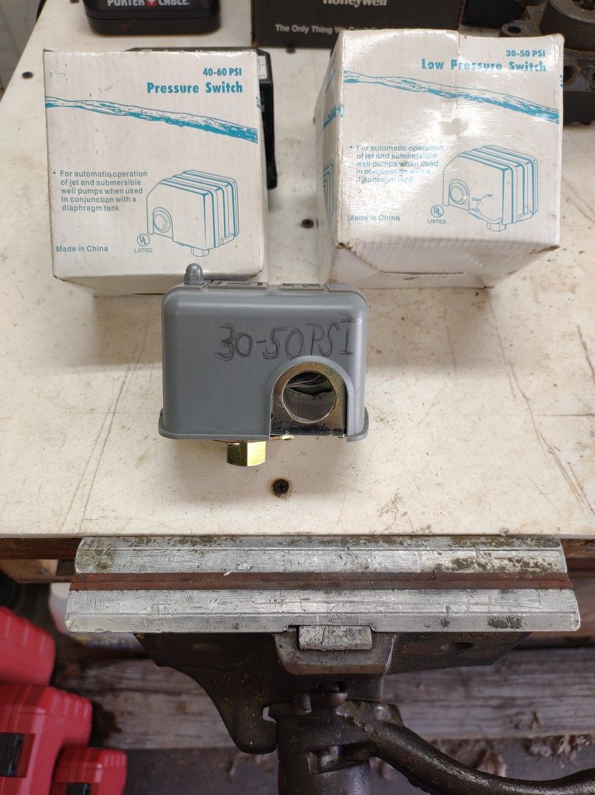 Three Well Water Pressure Switches