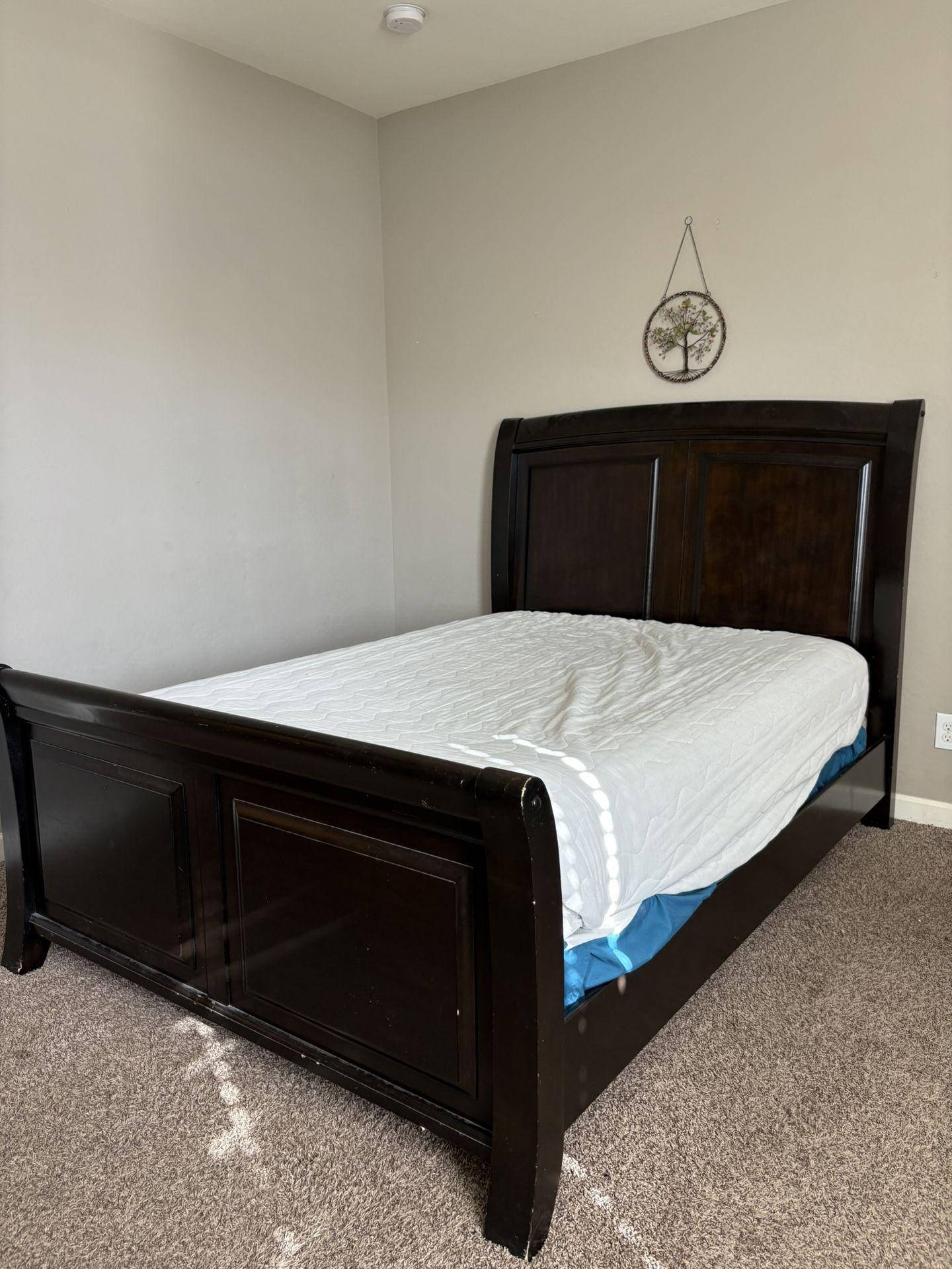 Queen Bed - Mattress, Box Spring & Frame