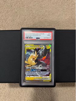 Pokemon Pikachu & Zekrom-GX #33/181 PSA 9