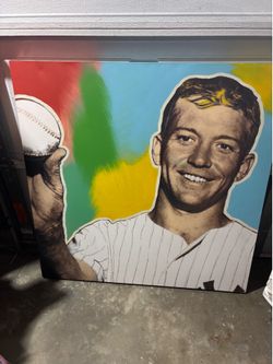 Steve Kaufman  - Mickey Mantle