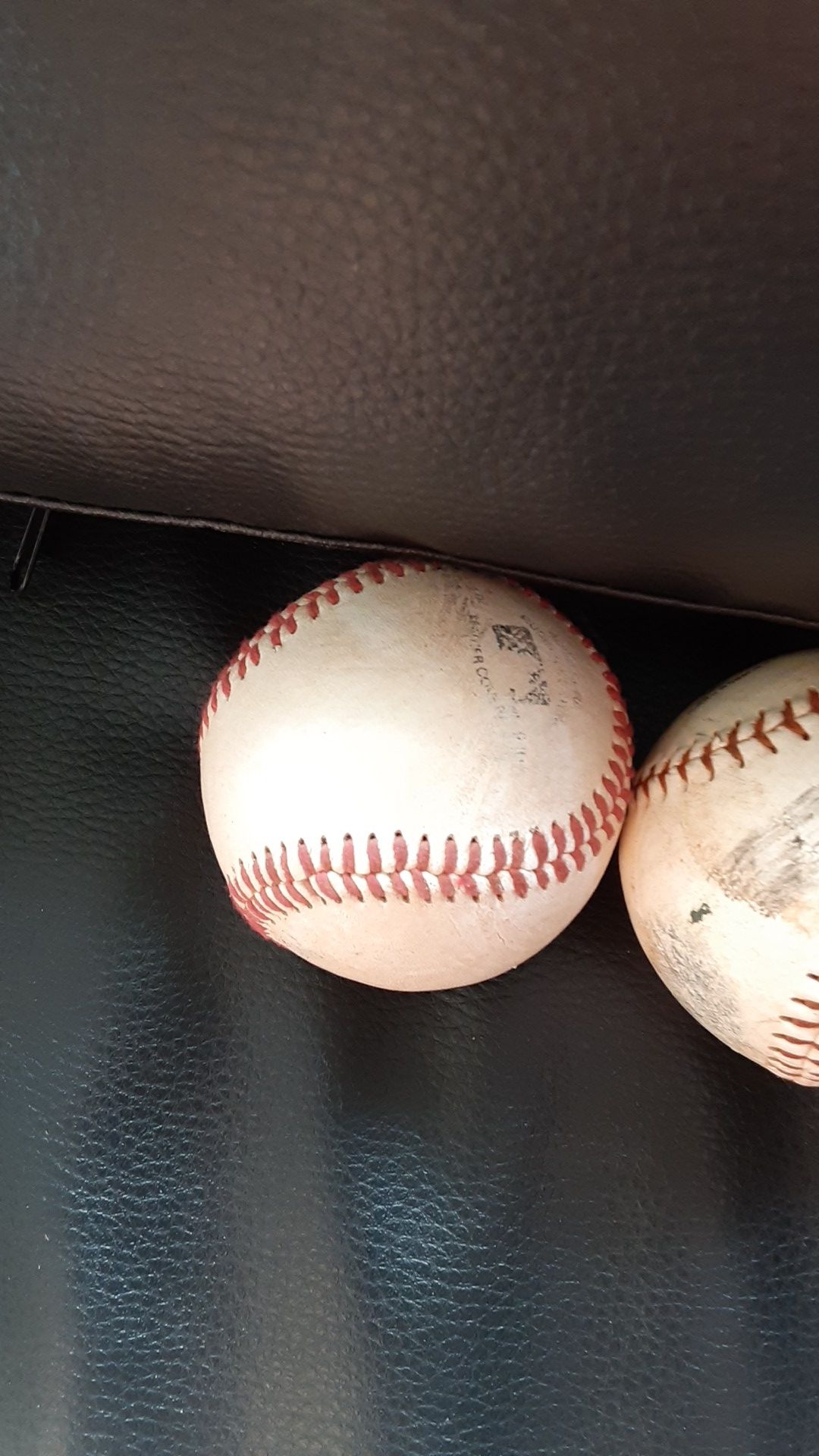 4 baseball balls