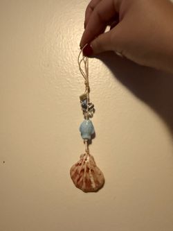 Seashell key chain