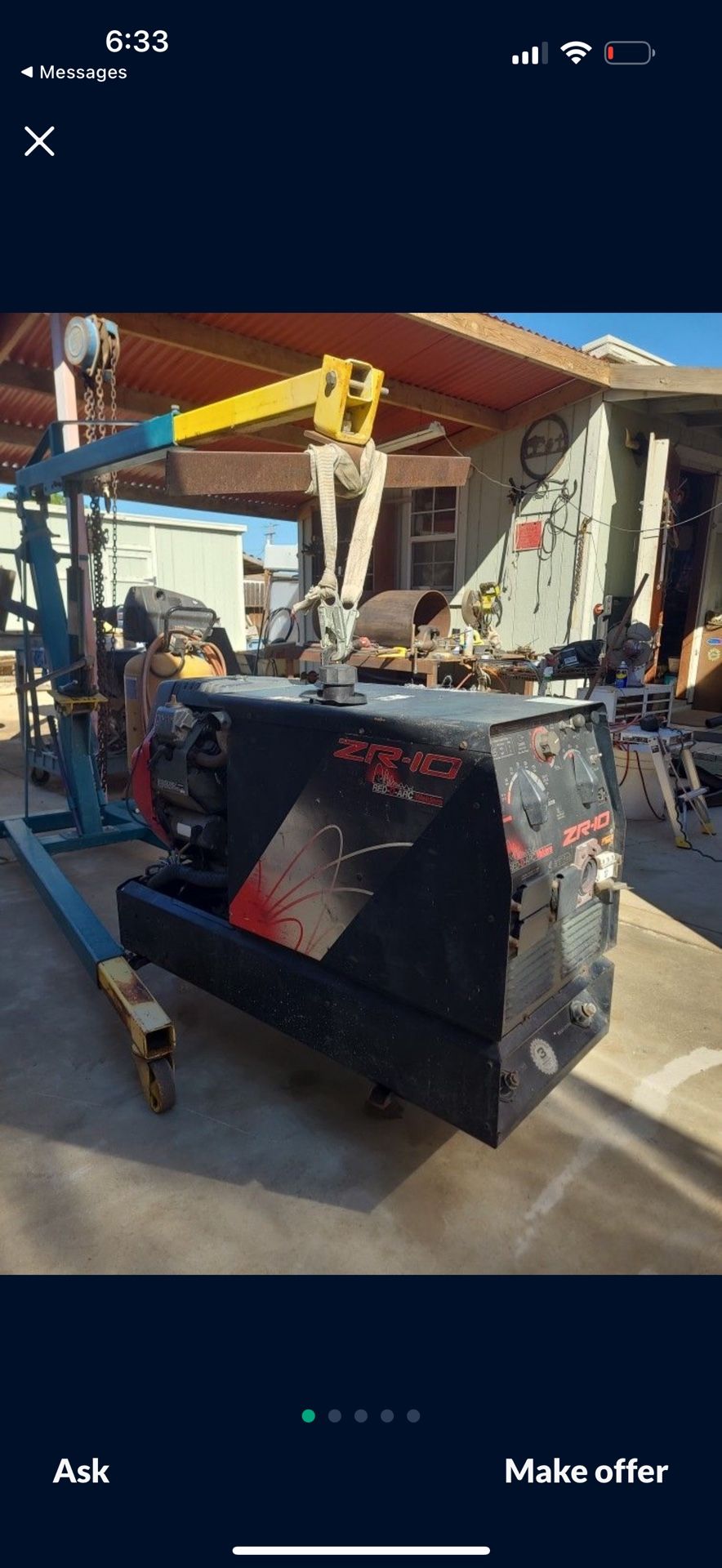 ZR-10 RED-D-ARC Welder / Generator