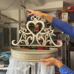 Over Bed Crown Vail For Girls Room