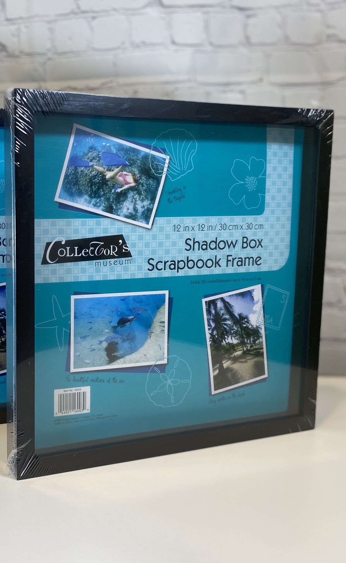 Stylish Shadow Box Frame 12x12” - New In Packaging!